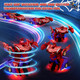 Tikafony Spider Transform Rc Cars Toys With Eye and Underbody Lights 2.4Ghz