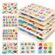 Gr Grinnnie Wooden Peg Puzzle For Toddlers Toddler Puzzles Set For 3 4 6 Pack