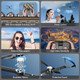 Plegble Drones With Camera For Adults 4K Brushless Motor Drone For Kids