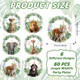 Zoiiwa Jungle Safari Party Plates Wild Animals Birthday Paper Dinnerware Plate Set 7Inch 60Pcs