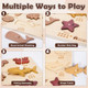 Adena Montessori Wooden Magnetic Fishing Game CatchandCount For Toddlers 3+