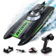 Volantexrc Remote Control Boats For Pools And Lakes 20+Mph Atomicxs High Speed Black