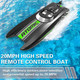 Volantexrc Remote Control Boats For Pools And Lakes 20+Mph Atomicxs High Speed Black