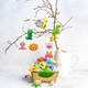 Xipegpa Mini Stuffed Animal Toy Set With Dinosaur Farm Ocean And Jungle 40 Pcs