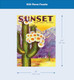 York Puzzle Company Sunset Magazine Cactus Blooms 500 Piece