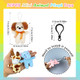 Xipegpa Mini Plush Animals Keychain Standing Jungle Animals Set Fox Plush Goodie 30Pcs