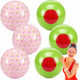 Vertintong Martini Beach Balls Jumbo Inflatable Plastic Pool Ball With Martini And 16 Inch 6 Pack
