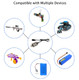 Yikaien Xh3P 3 Pin Usb Charger For Gel Blaster Splatter Ball Gun 1.8Ft 7.4V