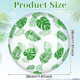 Vertintong Tropical Inflatable Beach Balls Transparent Palm Leaves Ball Bachelorette Party Decorations 12 Inch 24 Pcs