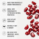 Whyz Organic Pomegranate Juice Powder Natural Superfood Unsweetened and No Additives Pomegranate 525G