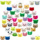 Xipegpa Mini Animal Plush Toys Set Cute Small Animal Stuffed Toy Keychain 50 Pcs