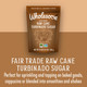 Wholesome Sweeteners 24Ounce Raw Cane Turbinado Cane Sugar Fair Trade Non Gmo 12 Pack