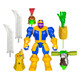 Marvel Avengers Marvel Mixmashers Thanos Custom MixAndMatch Deluxe Action Figure and Accessories