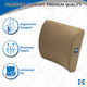 Sealy Memory Foam Lumbar Support Pillow Brown
