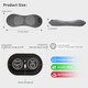 Kaaeiccr Back Massager 3In1 Back Massage Cushion With Heat Vibration And Gentle