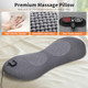 Kaaeiccr Back Massager 3In1 Back Massage Cushion With Heat Vibration And Gentle