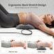 Kaaeiccr Back Massager 3In1 Back Massage Cushion With Heat Vibration And Gentle
