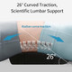Raygis Lumbar Support PillowMemory Foam Back Cushion For Office ChairCar SeatTravelErgonomic Posture 2 Pack