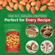 We Got Nuts Jumbo California Almonds (Whole Naturel Non Gmo Shelled Unsalted 64Oz 4 Pounds