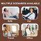 Royalay Recliner Pillow For Neck Lumbar Support Memory Foam Lumbar Pillow For 2 Pcs