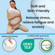 Sofivus Cloud Shaped Contour Cervical Memory Foam Pillow With Additional Pillowcase