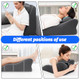 Xiaomubiao Reading Pillow Lumbar Support Pillow For Couch Sofa Bed Support Bed Gray