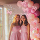 Zafete Mini Pastel Pink Bow Foil Balloon Small Bow Knot Balloons Pink 10 Inch 10Pcs