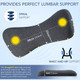 Hapiclody Lumbar Support Pillow For Sleeping Memory Foam Lumbar Pillow For Lower Gray