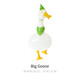 Zafete Green One Silly Goose Foil Balloons Spring Garden Country Cottage Core Green