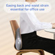 Drembloo Lumbar Support Pillow For Office Chair Extra Dense Memory Form Pillow