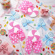 Vertintong Candy Party Decorations Pastel Lollipop Spray Table Ornaments For Birthday Baby 10 Pcs