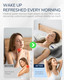 Cozyfun Cervical Neck Pillow For Side and Back Sleepers Ergonomic Design Memory