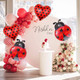 Zafete Ladybug Balloons Lady Bug Balloons Insect Bugs Spring Garden Picnic Theme