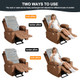 Bytlk 2In1 Neck and Lumbar Support Pillow With Adjustable Height And Ergonomic