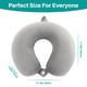 Rainflow Neck Pillow For Airplane Sleeping Grey