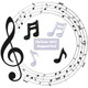 Zafete Piano Music Note Balloons Music Themed Party Decorations Retro Disco Rock