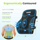 Auvon Lumbar Support Pillow For Office Chair With Patented Bulge For Lower