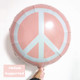 Zafete Two Groovy Hippie Peace Sign Daisy Flower Wildflower Balloons Boho Theme