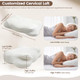 Ploithic 2.0 Cloud Pillow Ergonomic Memory Foam Pillow Adjustable Cervical Neck