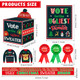 Zoiiwa Christmas Ugly Sweater Party Voting Cards Sets Supplies With Contest Ballot 68Pcs