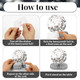 Zoiiwa Prom Silver Disco Theme Party Honeycomb Centerpieces 70S Birthday Decorations Disco 12Pcs Silver