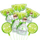 Zafete Tequila Balloons/Tequila Birthday Party Decorations/Lime Balloons/Matrimony Bachelorette Decorations/Gimme One Margarita Themed