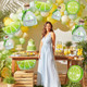Zafete Tequila Balloons/Tequila Birthday Party Decorations/Lime Balloons/Matrimony Bachelorette Decorations/Gimme One Margarita Themed