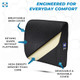 Sealy Lumbar Support Pillow For Office Chair And Car Seat