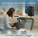 Cloud 9 Travel Memory Foam Wave Pillow With Cooling Cover 19