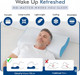 Cloud 9 Travel Memory Foam Wave Pillow With Cooling Cover 19