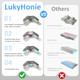 Lukyhonie Pillow With Arm Hole Side Sleeper Pillows For Shoulder Pain Relief