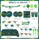 Jovialitix Dinosaur Birthday Decorations Dinosaur Birthday Party Supplies With Banner Balloons Cake 274 Pcs