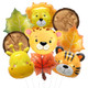 Zafete Safari Animal Balloons/Young Wild And Three Party Decorations/Balloon Animal Balloons Kit/Wild