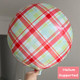 Zafete Red Green Blue And White Gingham Balloons Plaid Christmas Checkered Balloon Red